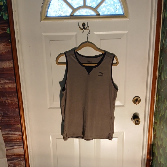 Puma Charcoal Sleeveless Top RL62 - Picture 1 of 5